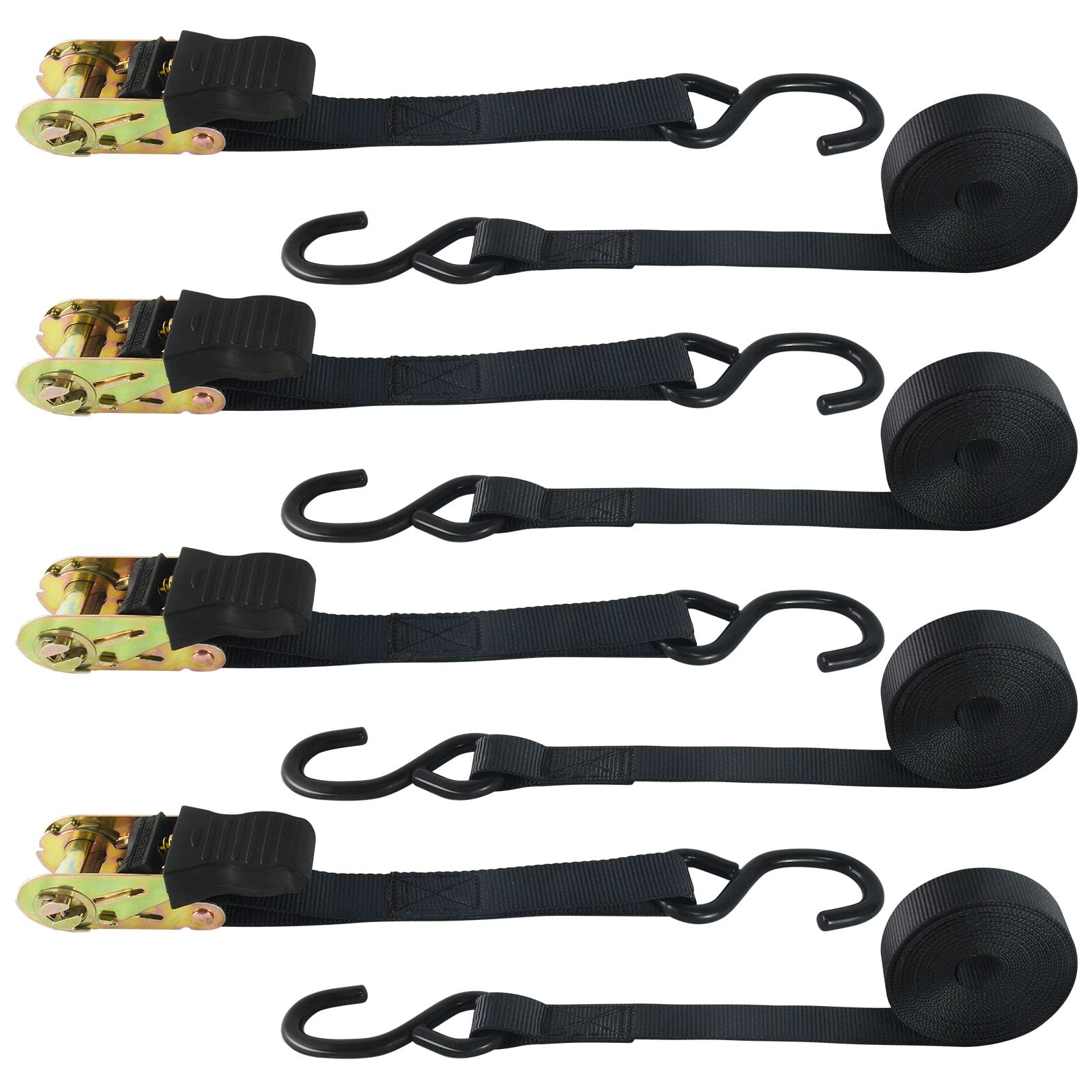 Buy MuHize Ratchet Tie Down Straps Heavy Duty Tie Down Strap Set, 1