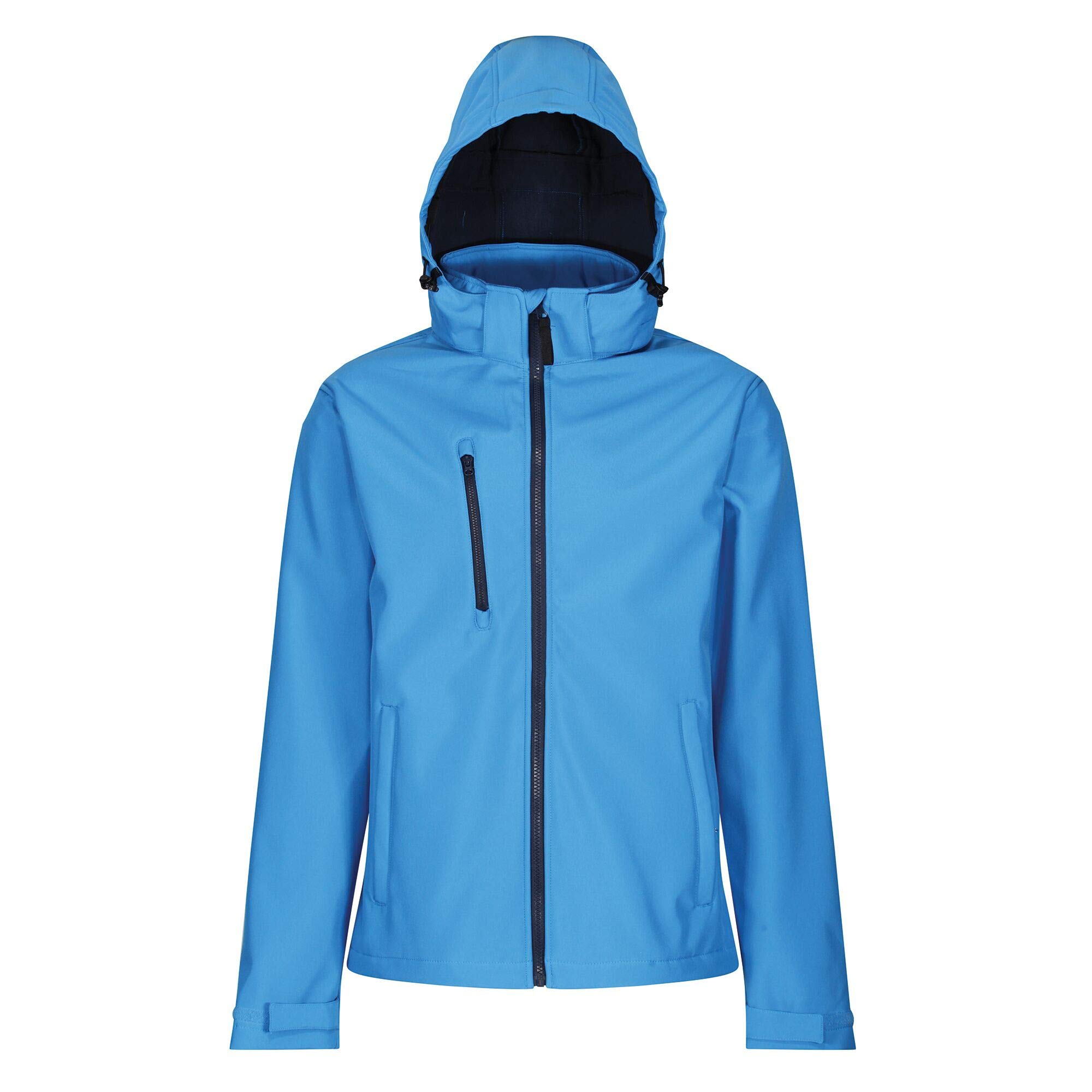 Regatta Professional Mens Venturer 3 Layer Printable Hooded Softshell Jacket, French Blue(navy), 3XL EU