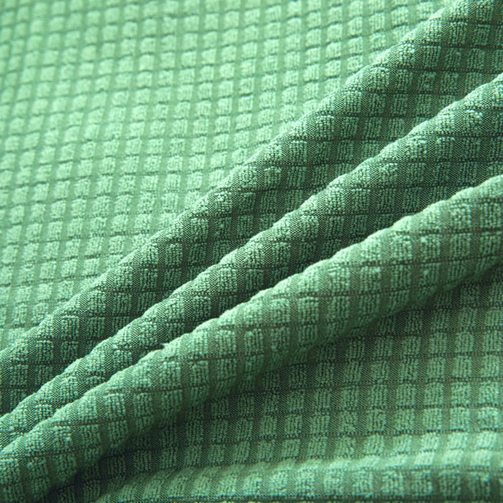 Copridivano impermeabile – Protezione per divano senza braccioli 3 posti, elastico, colore verde militare, protezione per mobili per arredamento del soggiorno.