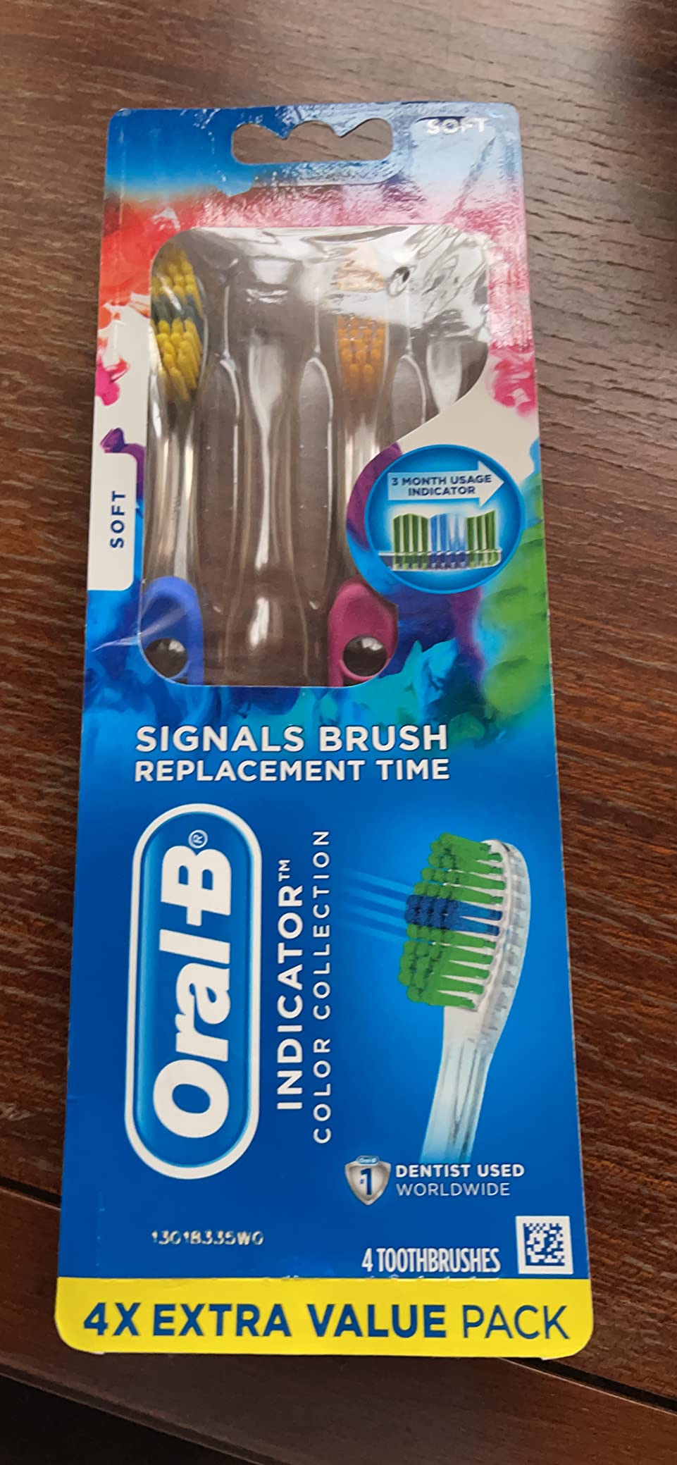 Oral-B Pro Health Fights Plaque & Tartar, 2 Count Soft Manual Toothbrush Pack, Indicator Bristles, Plaque Fighter, Gentle on Teeth