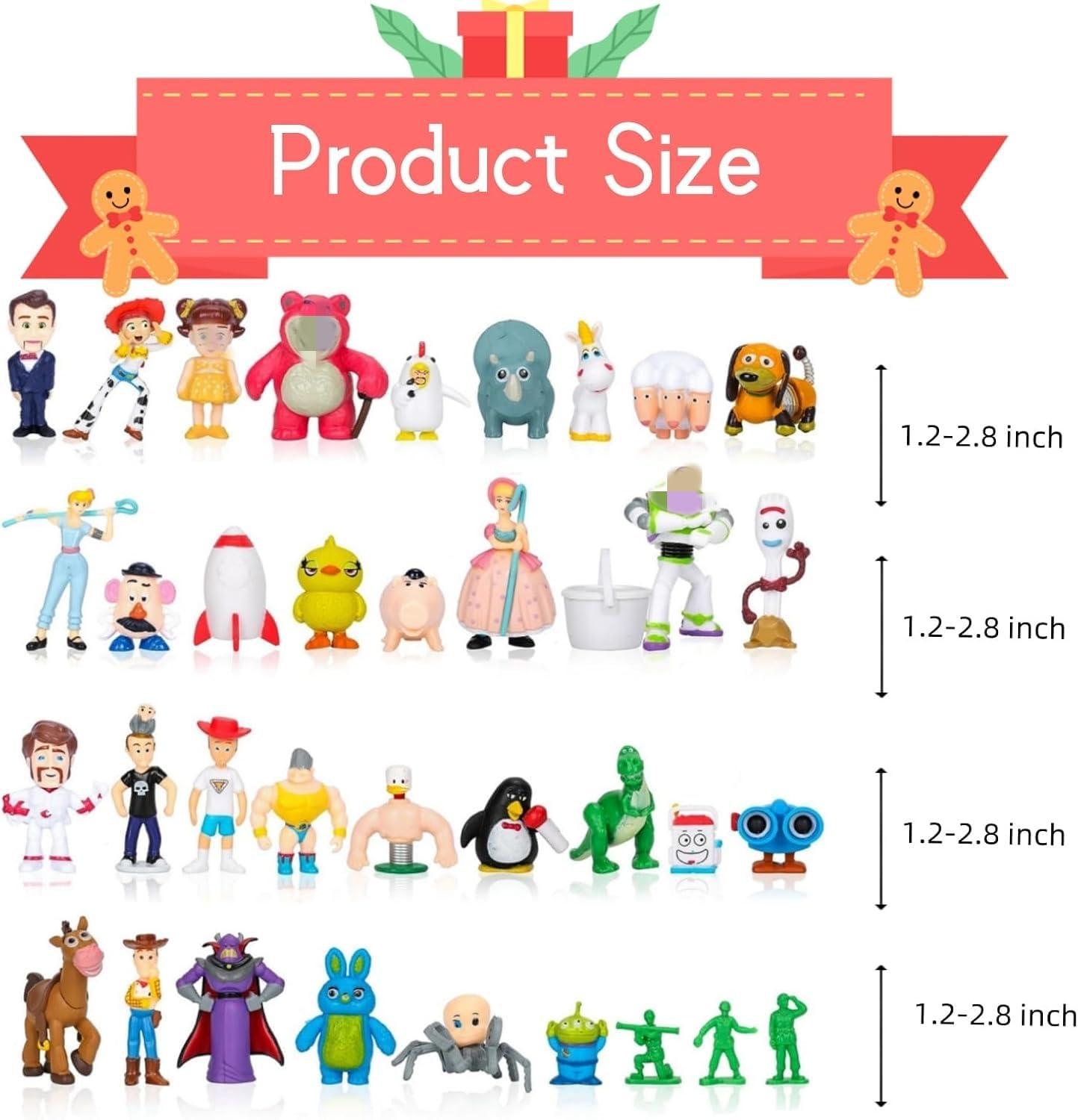 Amazon.com: NLIEOPDA 36 Pack Anime Figurines Set - Woody Doll