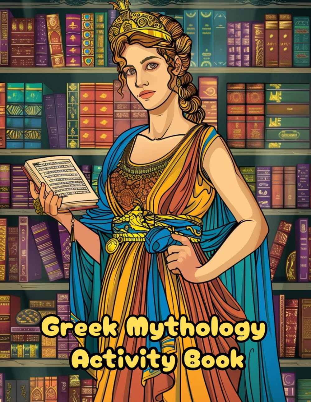 Greek Mythology Activity Book: Engaging Puzzles, Coloring Pages, and Fun Activities Exploring Ancient Greek Myths