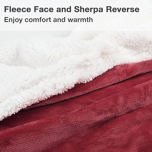 Miniatura 6 de Catalonia Manta de sherpa para llevar puesta, con mangas y compartimientos para los pies, para mujeres y hombres, cómoda y envolvente, idea de