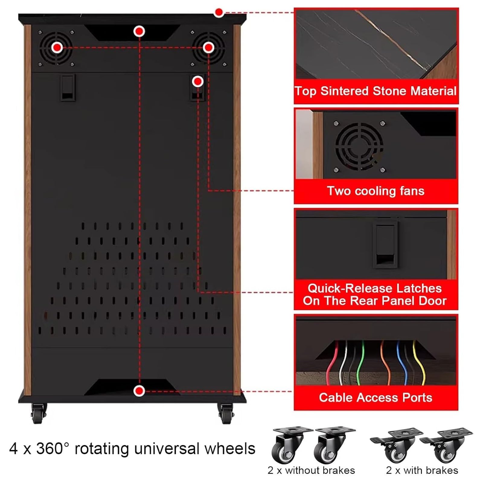 Mueble para Sistema de Audio estéreo, Mueble de Audio y vídeo