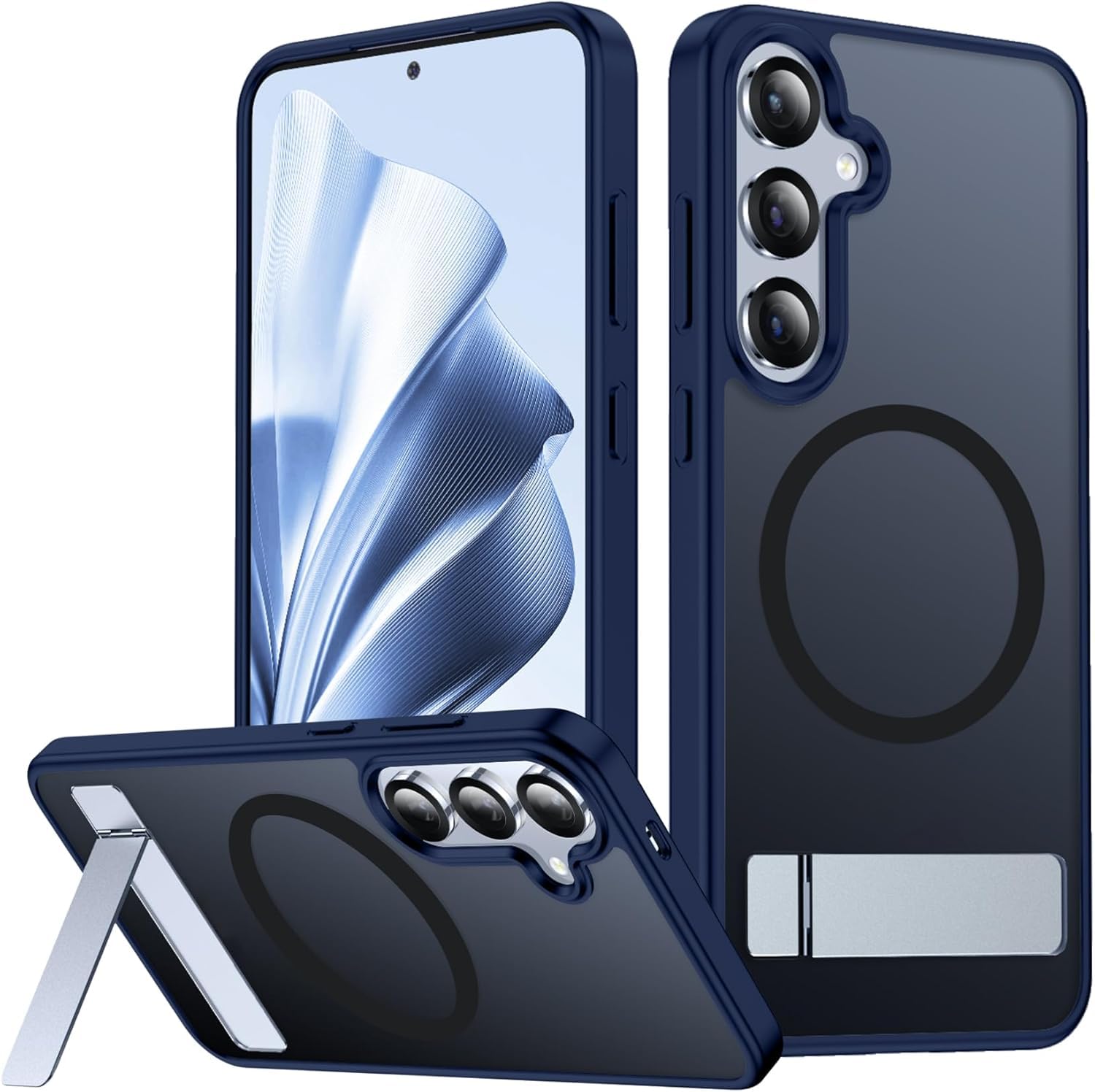 SPIDERCASE for Samsung Galaxy S25 Case,with Stand,Blue