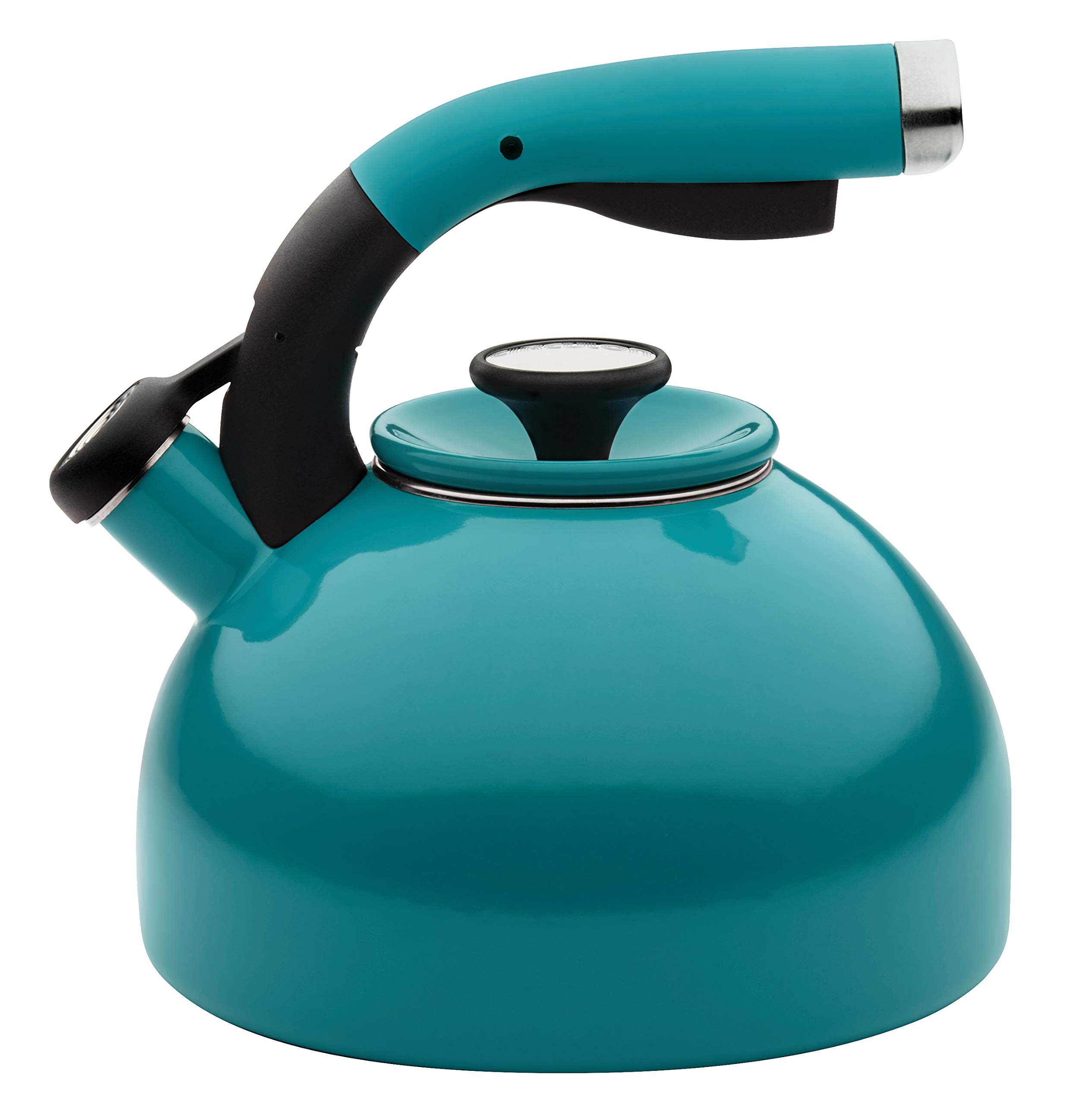 Circulon Morning Bird Whistling Kettle/Stovetop Teakettle/Tea Pot, 2 Quart, Capri Turquoise