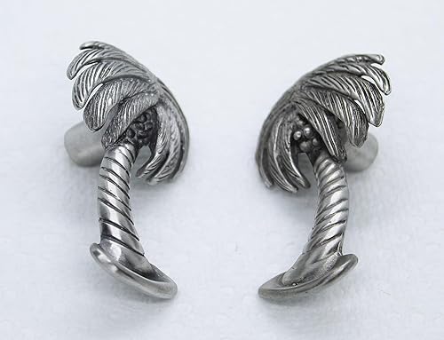 Miniatura 2 de Costello Coastal - Pomos para gabinete de palmera (par combinado)  Colección de herrajes de peltre para artistas