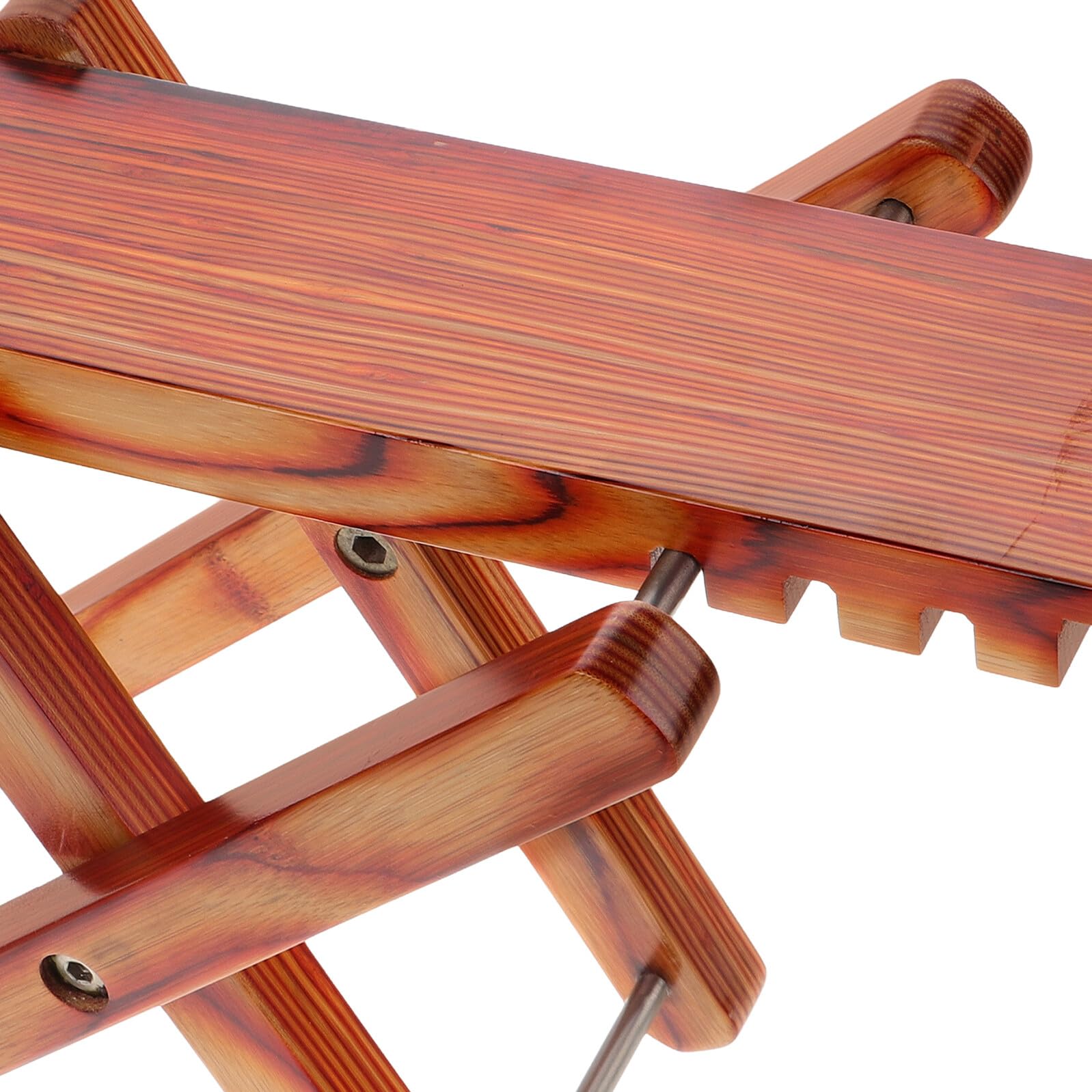 Abaodam Poggiapiedi Pieghevole Regolabile in Bambù per Chitarra Impostazioni di Altezza per Ergonomia Ottimale Supporto Affidabile per Chitarristi di Diverse Stature Realizzato in Legno