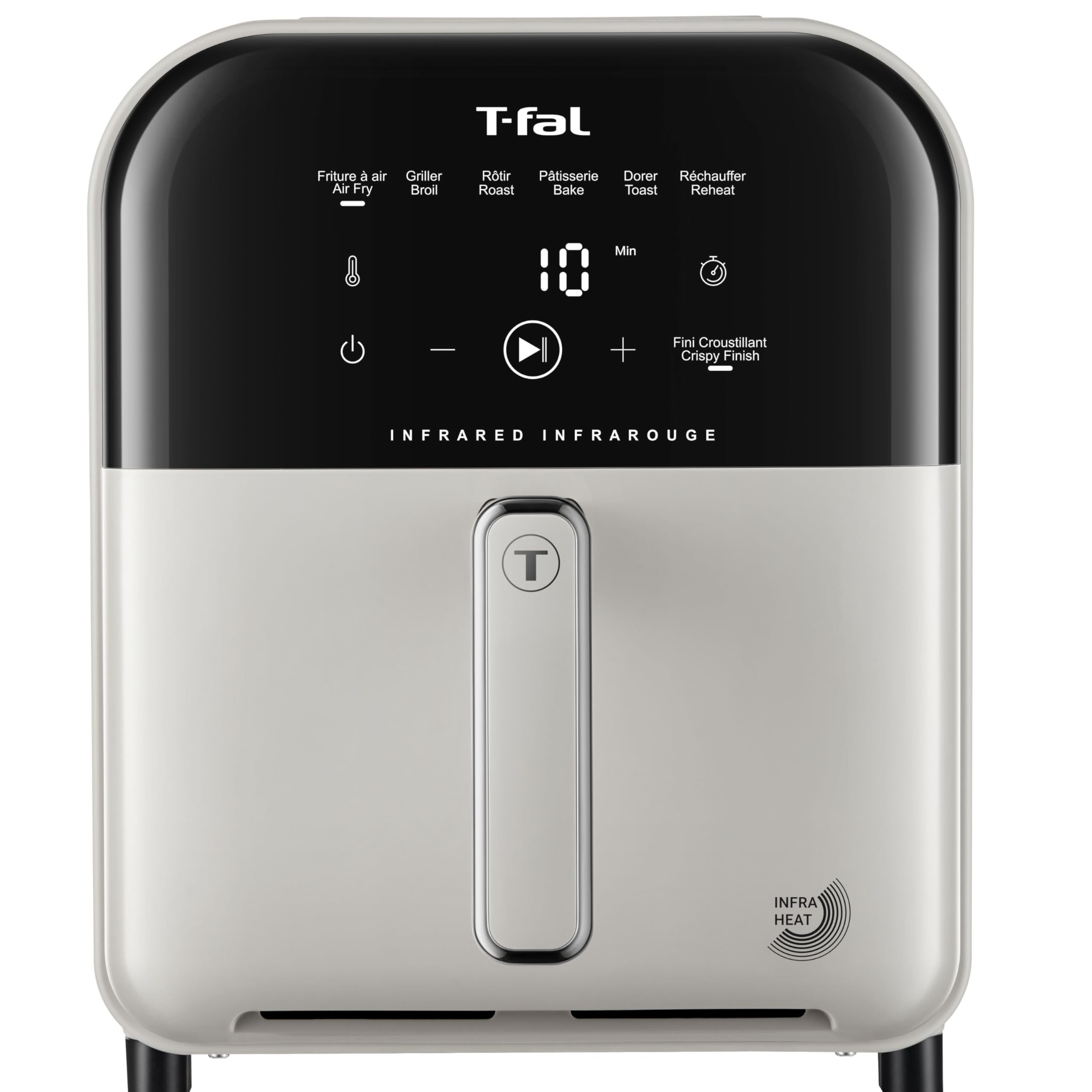 ＴーfａL T-fal Infrared Air Fryer, Infra-heat Technology, 7-in-1, 5L/5.3QT