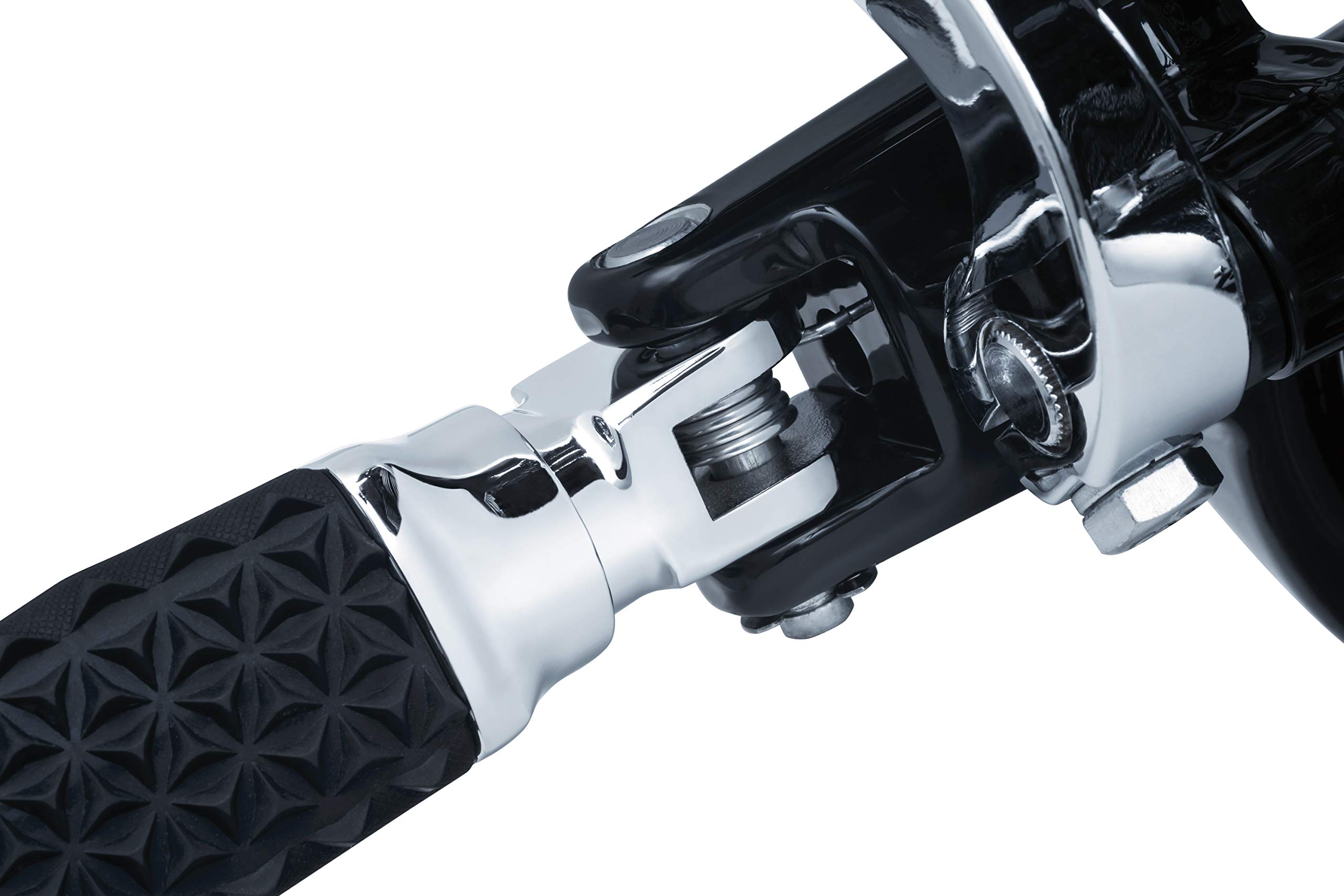 Kuryakyn 8945 Chrome Motorcycle Foot Controls, 2 Pack, Foot