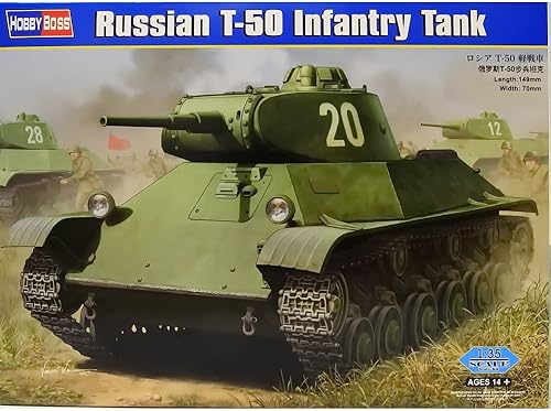 Miniatura 3 de Hobby Boss Tanque de infantería ruso T-50
