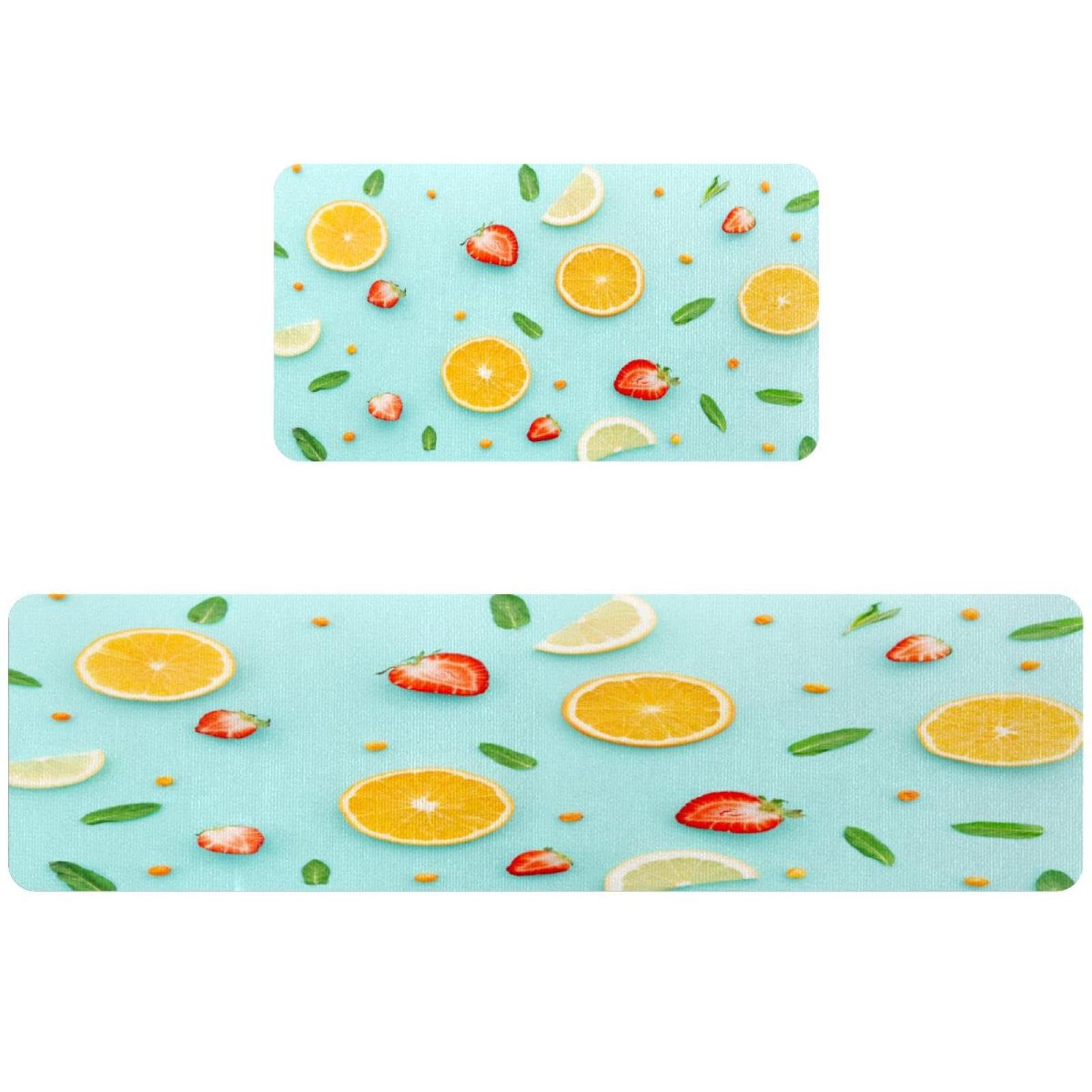 Tapis de cuisine motif fruits idéal pour sécuriser votre buanderie