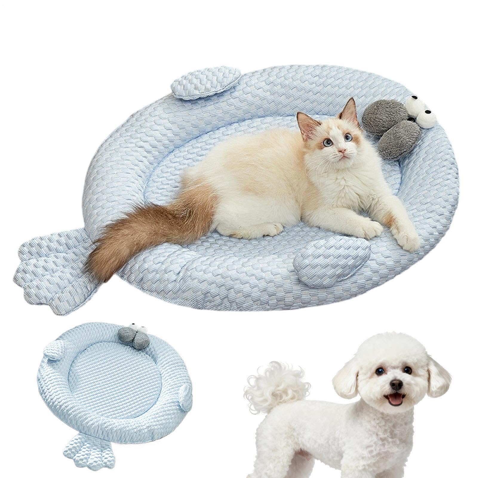 Almohadilla refrescante para perro lavable y transpirable para jaula y exterior