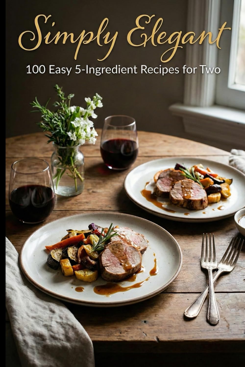 Simply Elegant: 100 Easy 5-Ingredient Recipes for Two