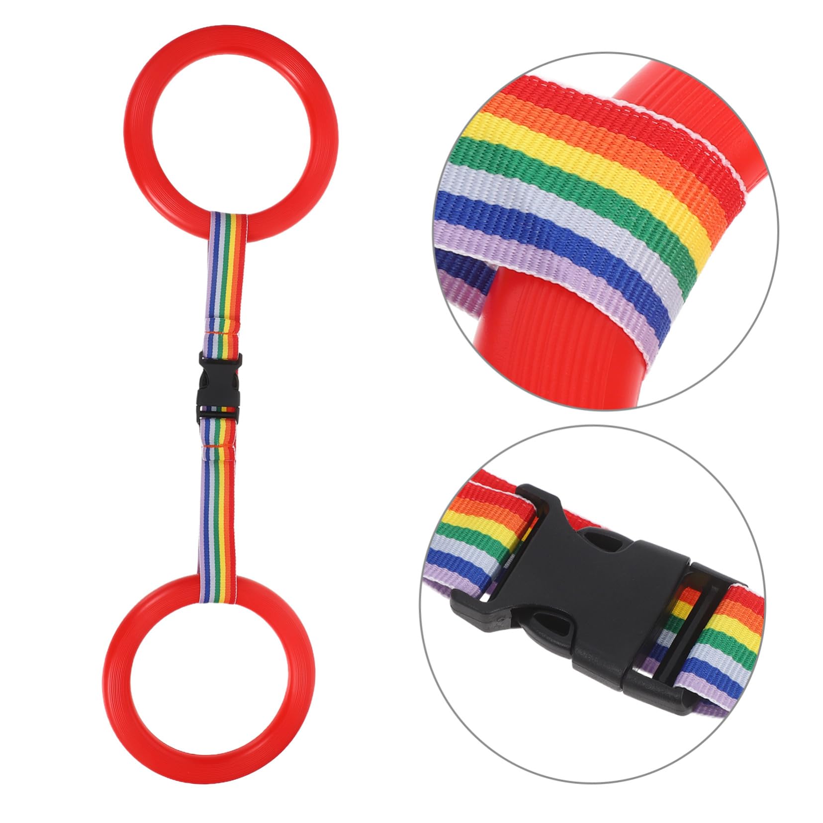 Kisangel 24 Juegos Child Wrist Leash For Soft Safety Walking Rope With Rings Comfortable Anti-lost Leash For Group Walks And Outdoor Daycare Use