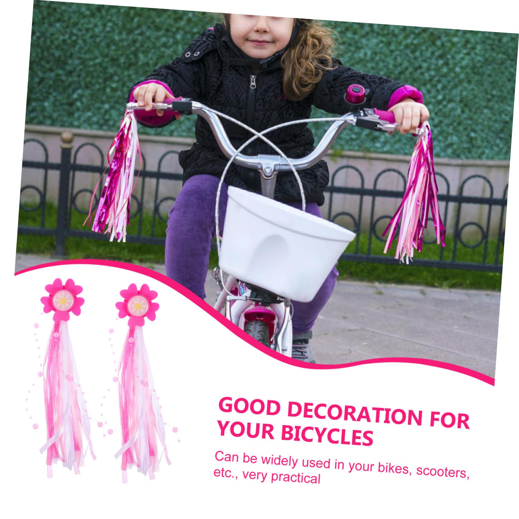 TOYANDONA Decoración Manillar De Bicicleta Adornos De Scooter Accesorios Decorativos Bicicletas Y Scooters