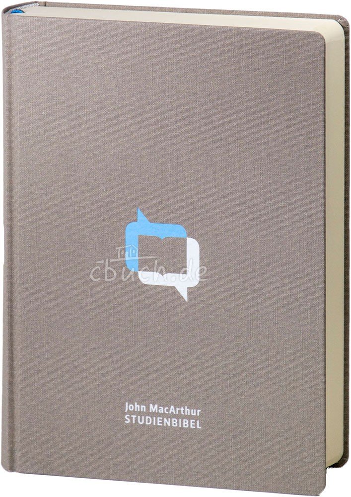 Christliche Literaturverbreitung Grau Macarthur Studienbibel – Schlachter 2000 (Hardcover, ): Leinen (Fester Einband), Farbprägung