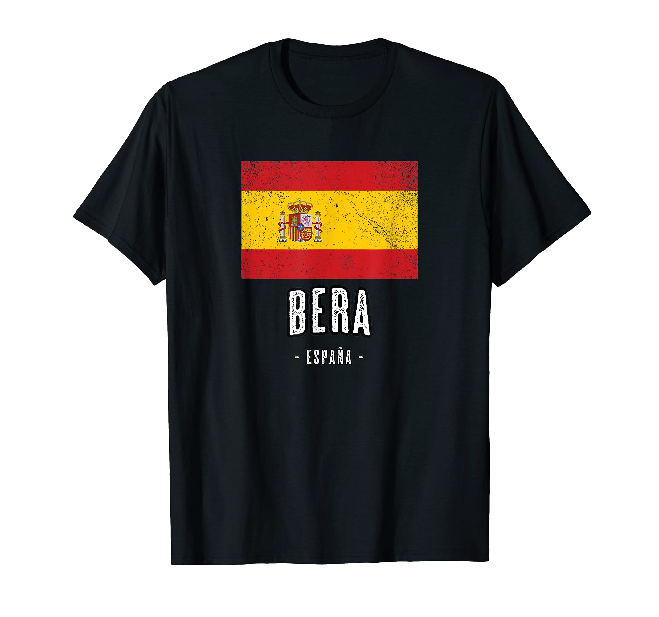 BERA Spain | ES Flag, City - Bandera Ropa - T-Shirt