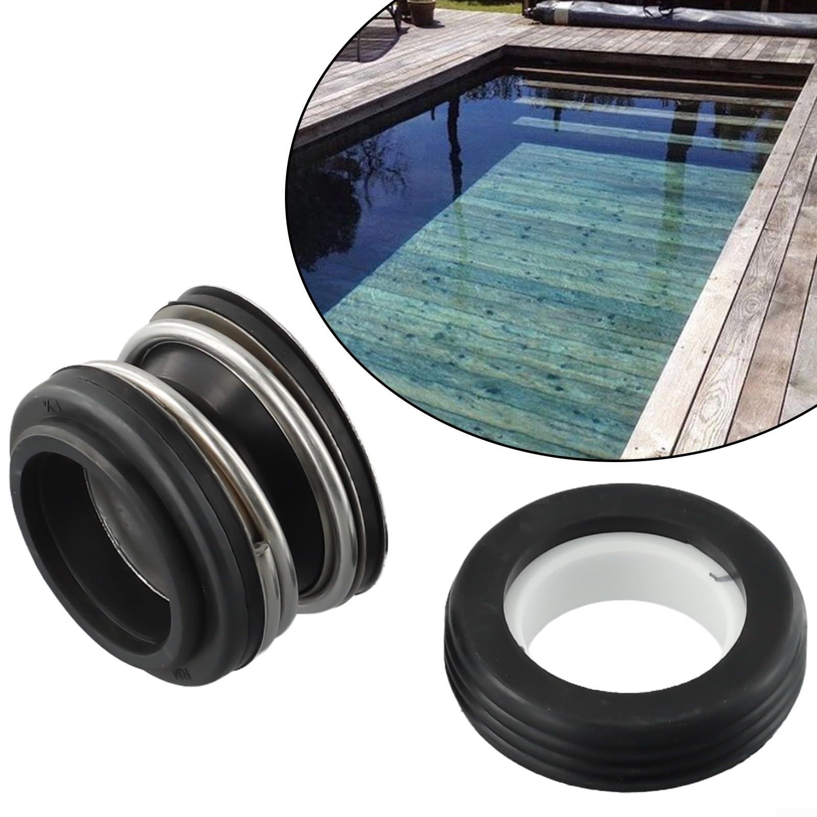 PS-200 Wellendichtring 5/8 Zoll – Ersatzteil Für Pentair Superflo & Aqua-Flo Poolpumpen (2 Stück)