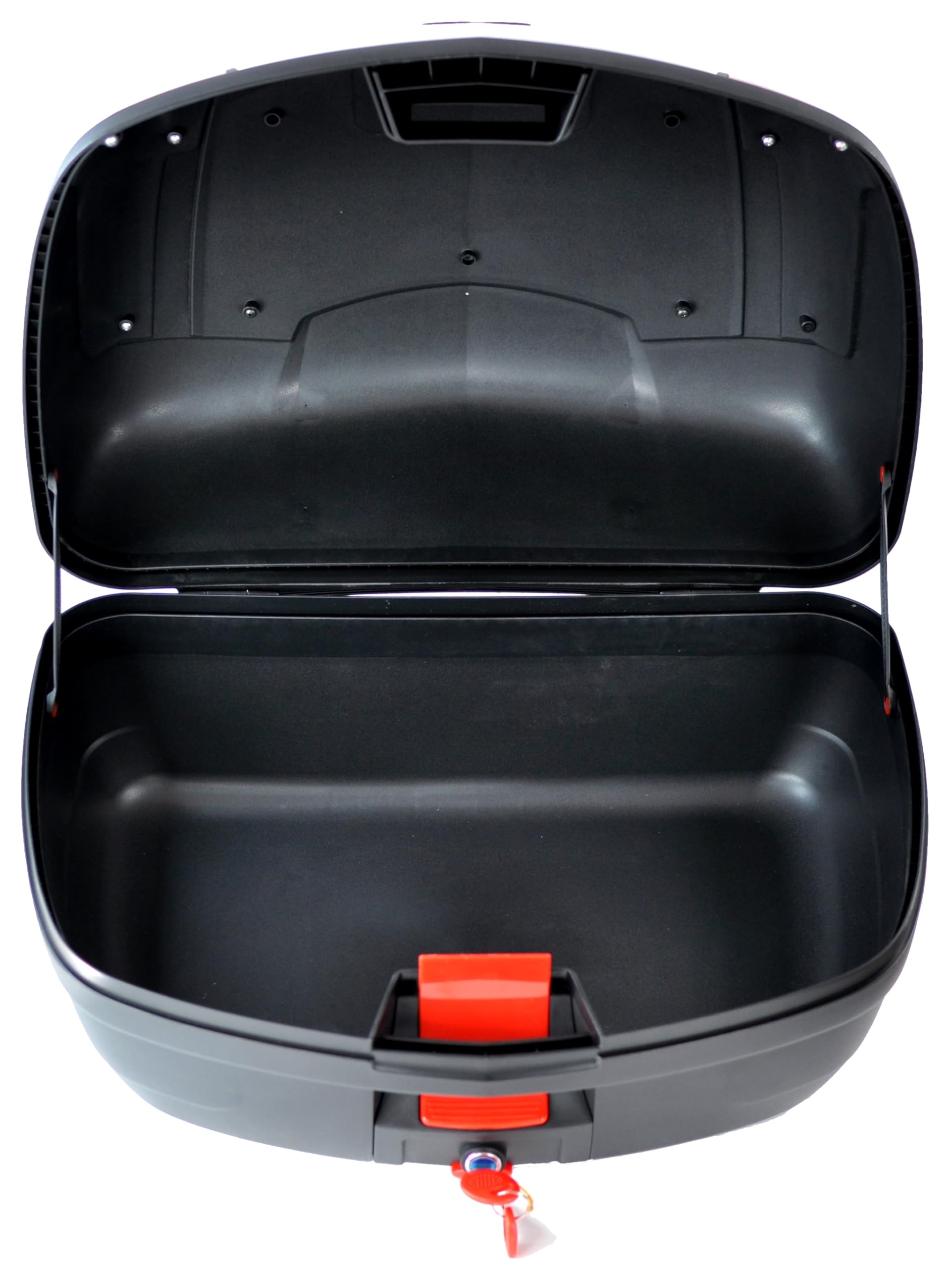 SATKIT Bauletto Moto Universale 46 Litri Argento per 2 Caschi Integrali con Serratura Catarifrangenti e Piastra di Montaggio