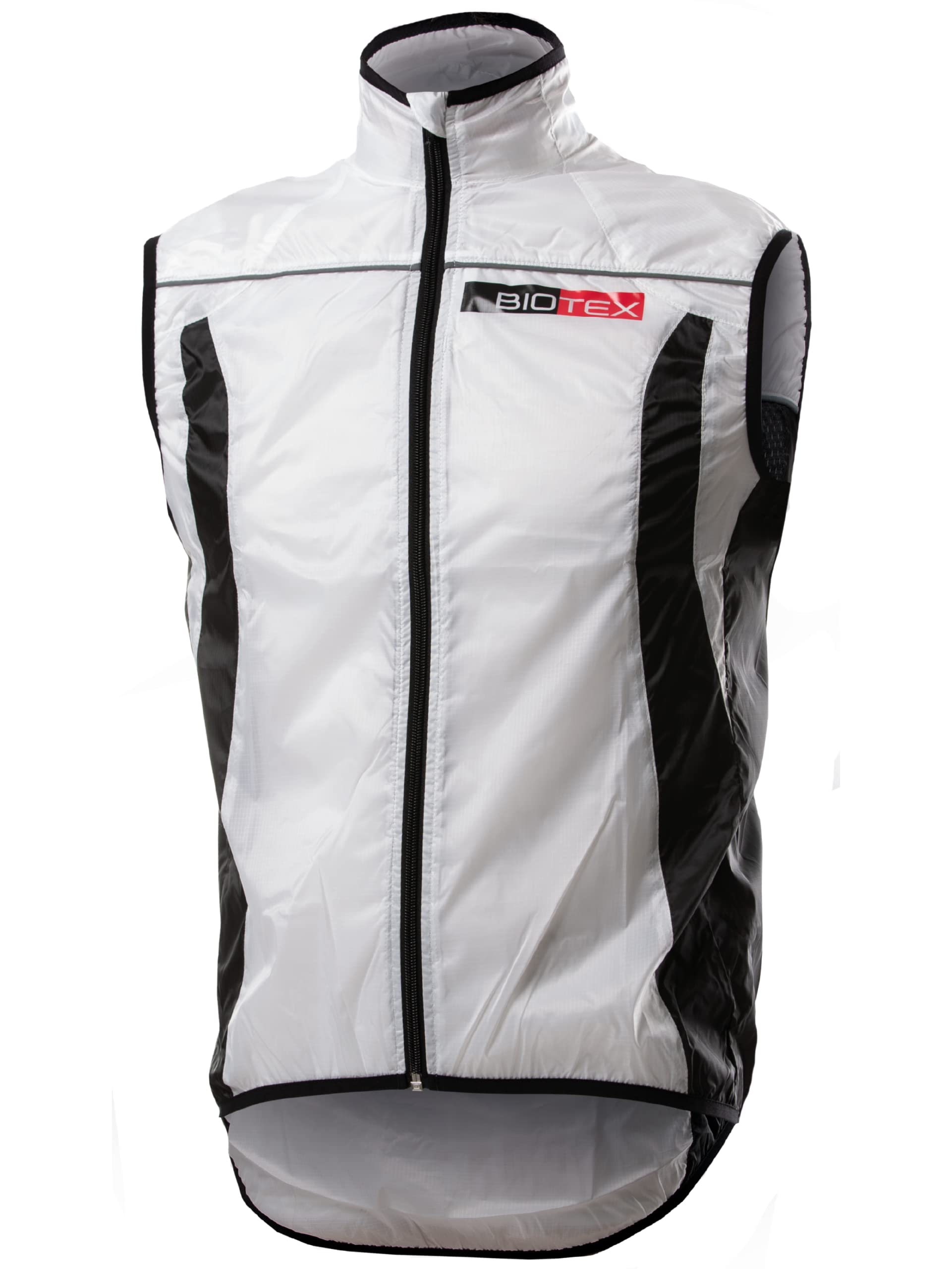 BIOTEX Gilet X-Light Unisex, Tessuto Ultraleggero Anti-Vento, Rete Posteriore Traspirante