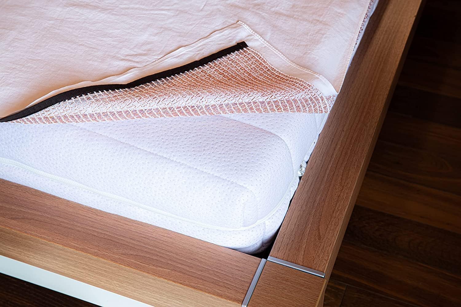 Drap de cuivre 140x190 cm – Literie en cuivre Pur 99% – Confort articulaire et Sommeil apaisé – Antibactérien Naturel – Fabriqué en Europe