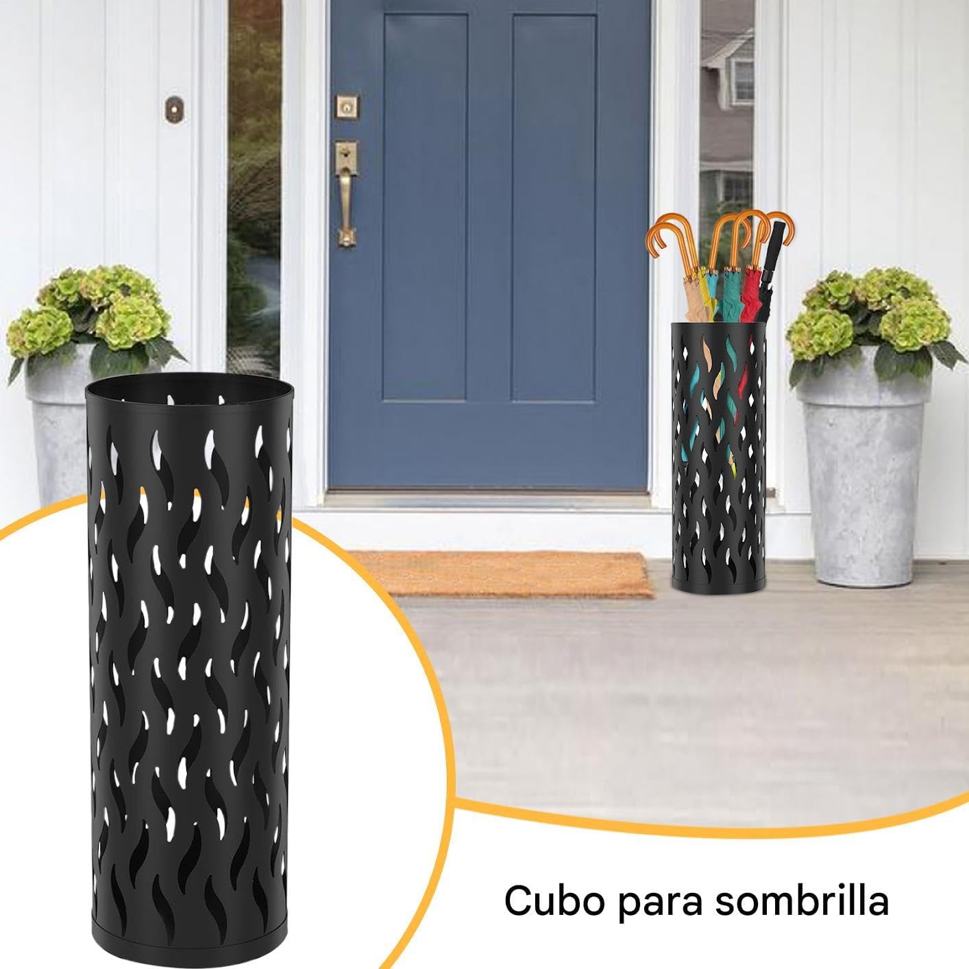 Portaombrelli a forma di vitello per canne e camminatori, ideale per casa, ufficio, ingresso, soggiorno, hotel, recept, corridoio, balcone, ristorante
