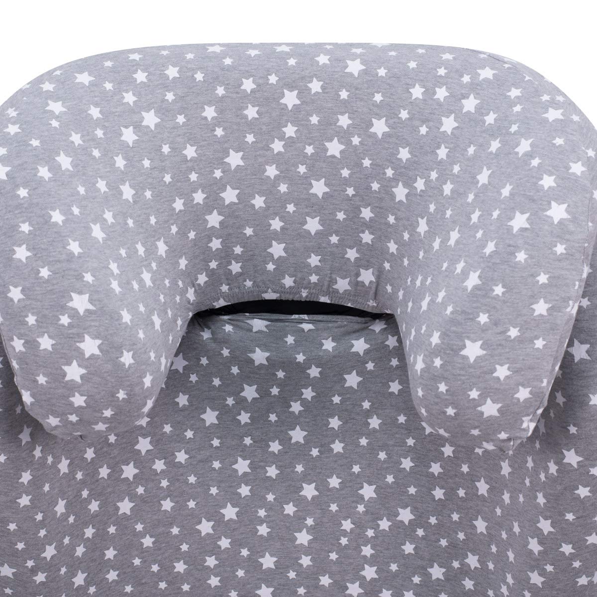 JYOKO KIDS Bezug kompatibel mit Römer KIDFIX II XP SICT, kidfix 2 S, Kidfix Z - Line (WHITE STAR, MIT AUGE)