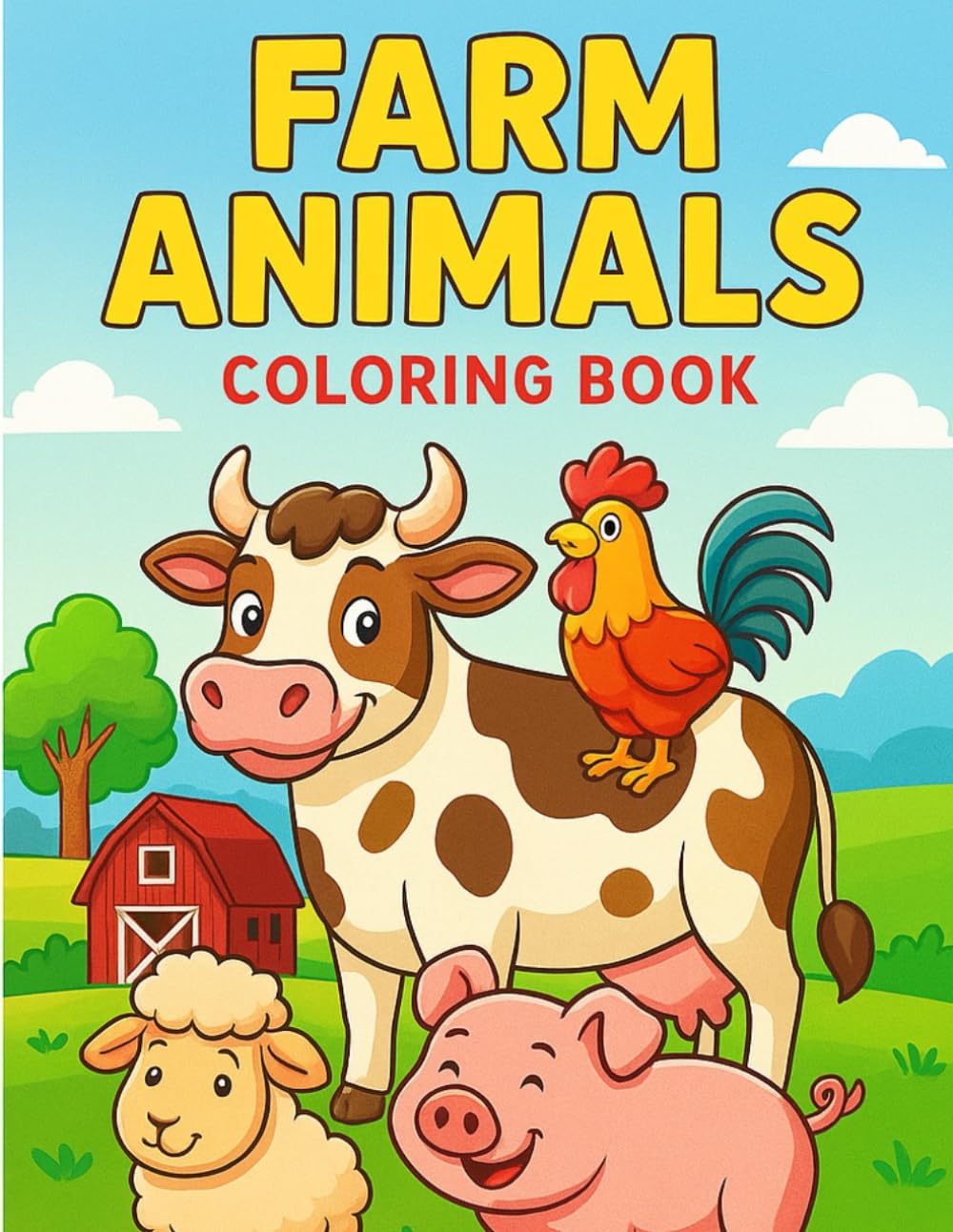 Farm Friends Coloring Book