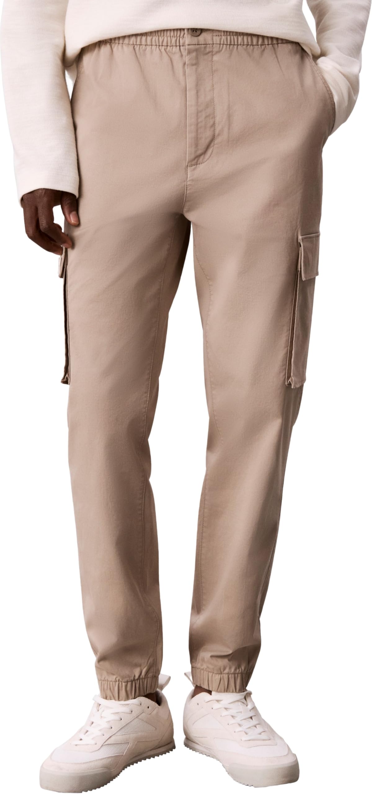 Calvin Klein Herren Cargo Hose Comfort Cotton Skinny Fit