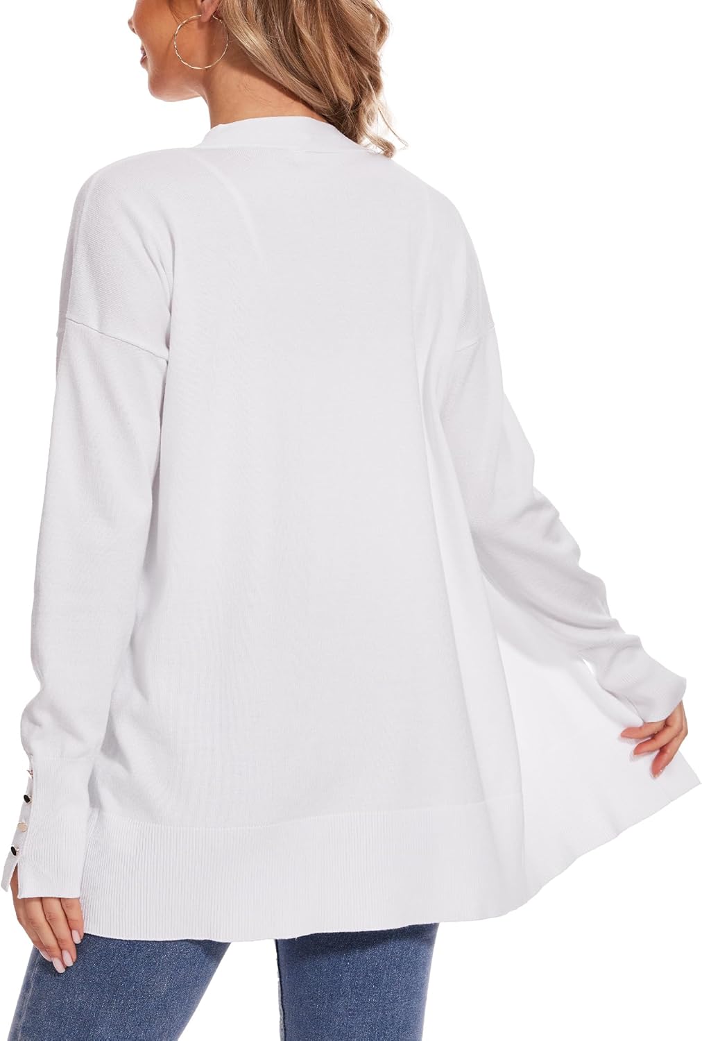 Spicy Sandia Women Cardigan Sweaters Lightweight Open Front Long Sleeve Sweater Coat Dressy Casual Trendy Professional - Image 5