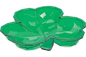 St. Patrick's Day Plastic Shamrock Small Bowl
