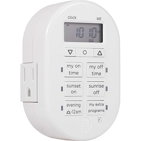 Amazon.com: myTouchSmart Plug-In Digital Timer, Indoor, 7-Day, 2 ...