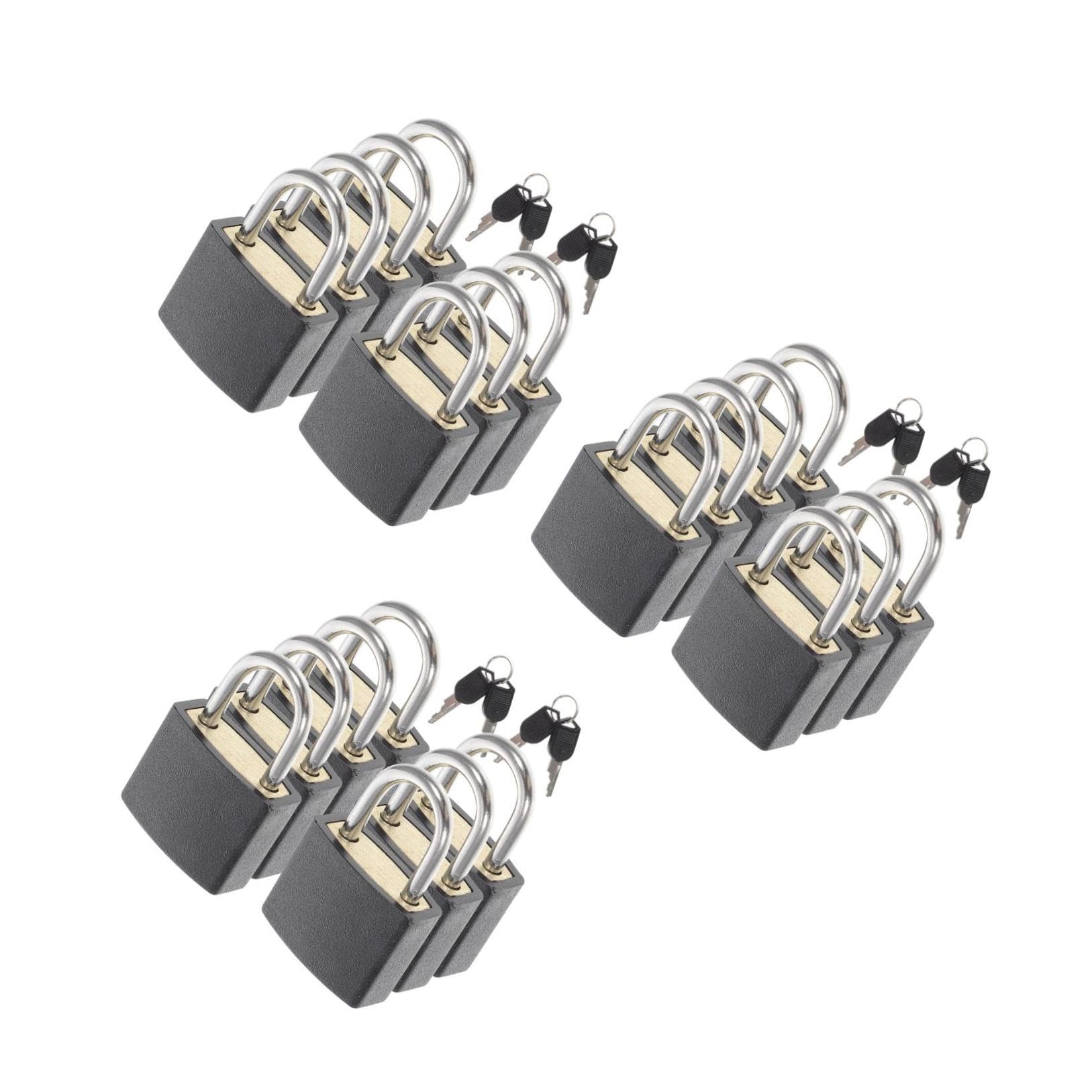 VALICLUD 21piezas Candados De Maleta Con Llaves De Seguridad Para Equipaje Candados Pequeños De Viaje Para Mochilas y Maletas Para Protección De Objetos Valiosos