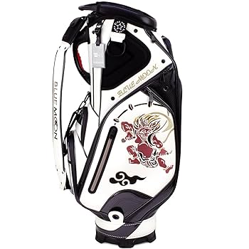 BLUEMOON parade neon ゴルフバッグ・キャディバッグ 黒 BLUEMOON parade neon ゴルフバッグ・キャディバッグ 黒 ブルー