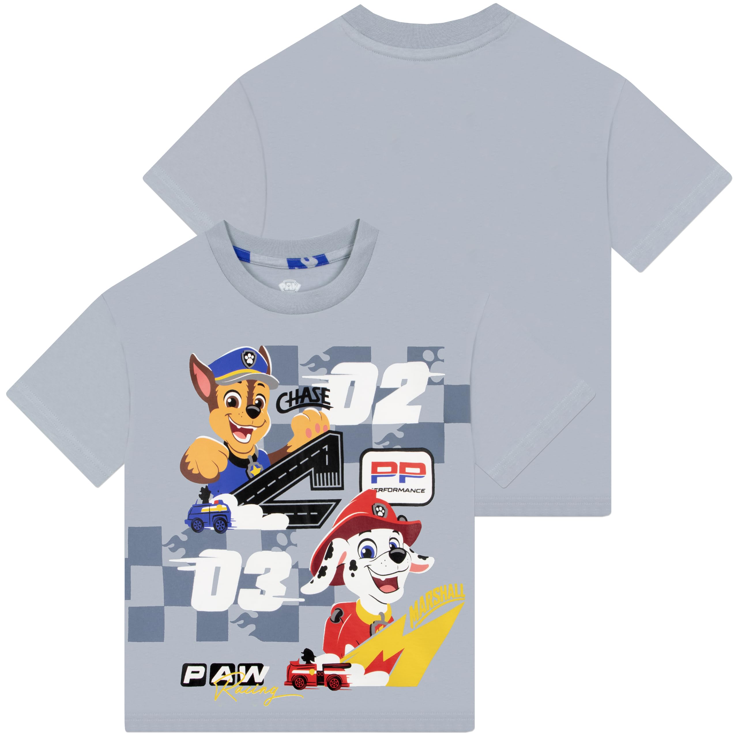 Paw Patrol Pigiama Bambino, Set Pigiama Patrulla Canina con Chase E Marshall, Abbigliamento da Notte Bambini