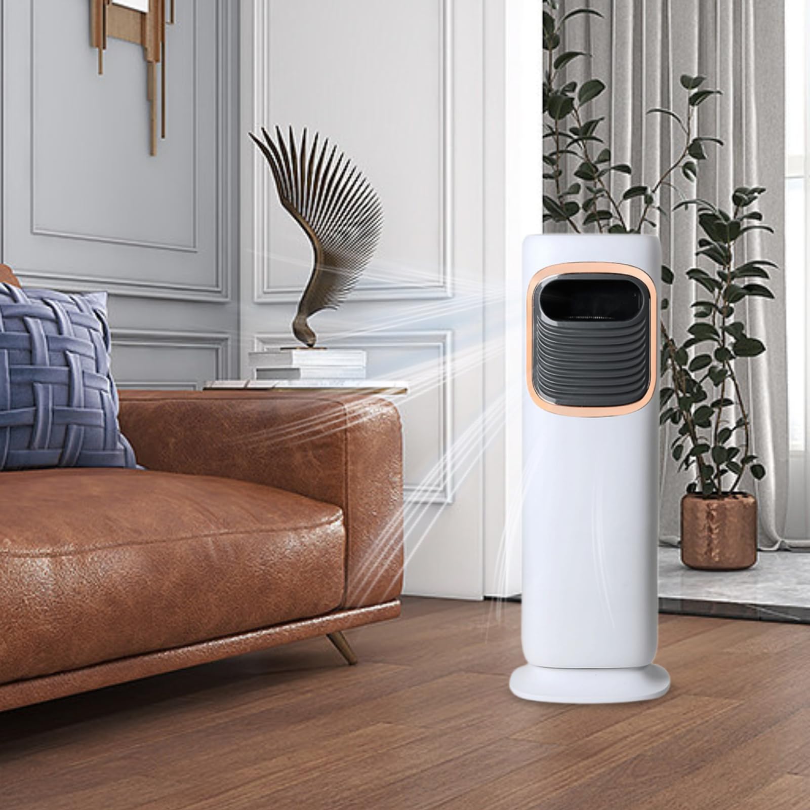 Evaporatore Raffreddamento Ventilatore Portatile Silenzioso Funzione con Tecnologia Cristalli di Ghiaccio Adatto per Camera da Letto Soggiorno