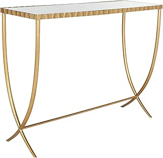 Safavieh Home Collection Princess Mirror Top Console Table, Gold