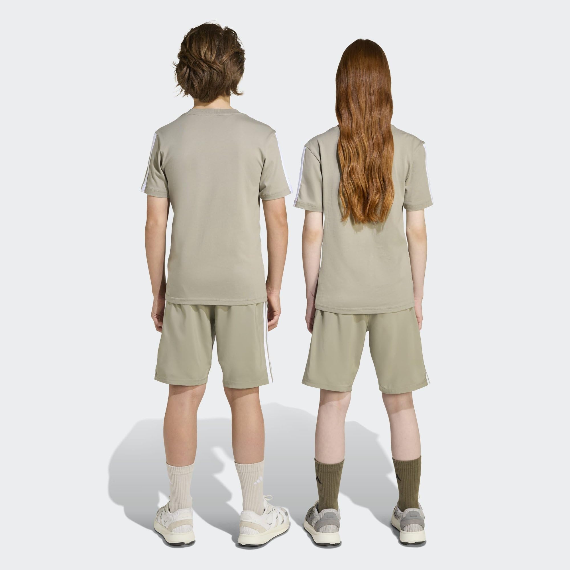 Adidas - Essentials Climacool Stripes, Pantaloncini Unisex - Bambini e Ragazzi