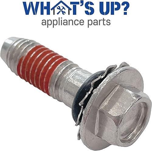 Miniatura 2 de What's Up FAB30598601 Pieza de repuesto de tornillo pulsador de lavadora para arandelas LG Kenmore sustituye a 4W50997D FAB31741301 WT7500CW