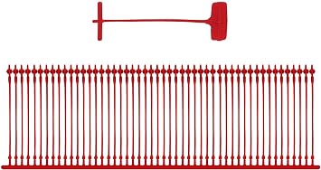 10000 Pcs 1 Inch 2.5cm Red Tag Gun Barbs Fasteners for Any Standard Price Labels Clothing Tagging Attachers 1"-Red