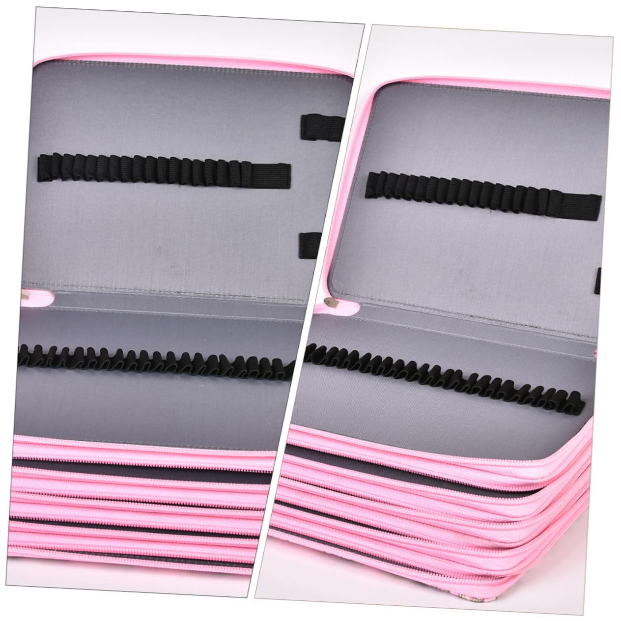 VILLCASE Astuccio Portapenne da Scomparti Manico Astuccio Portamatite per Cancelleria Design Cerniera Pratico e Resistente