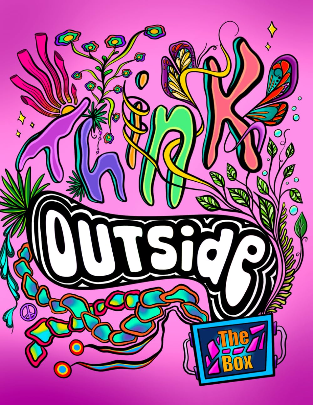 Think Outside the Box: Adult coloring book