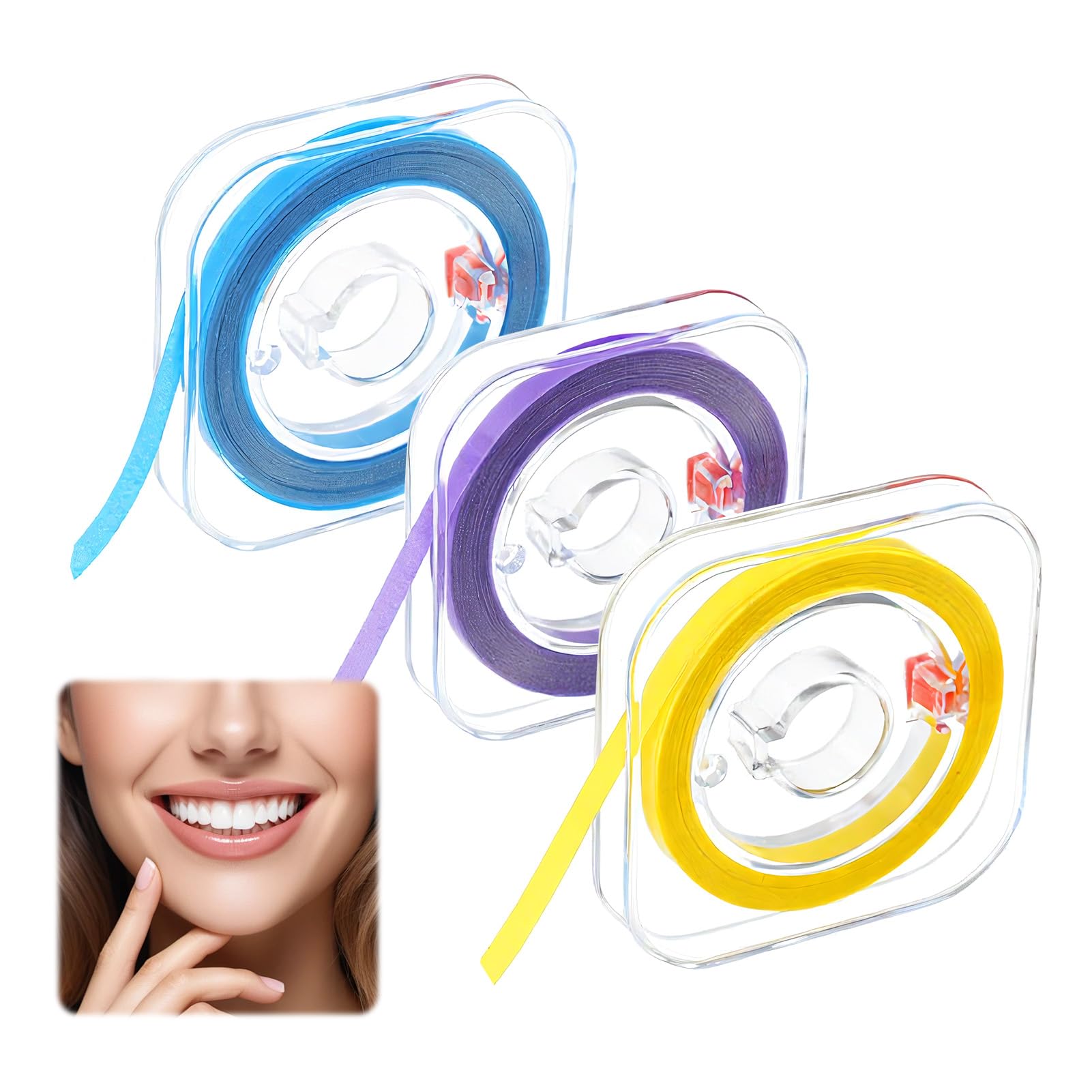 Papel de lija dental 4mm x 6m para espacios interdentales y pulido