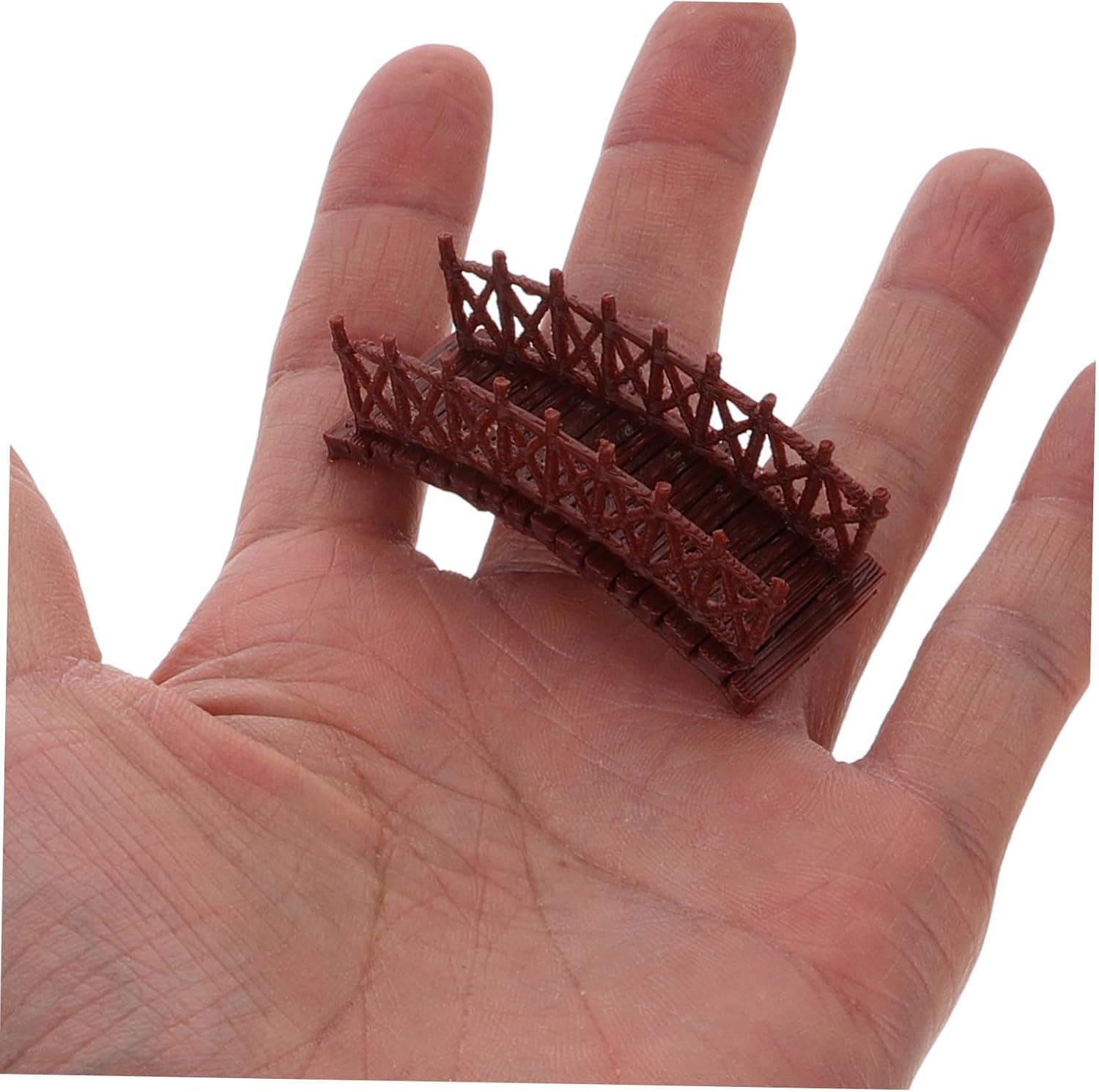 Bridge Shaped Garden Decor 2pcs Plastic Mini Bridge Xmas Outdoor Decoration