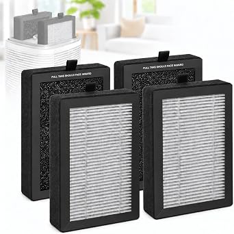 LV-H128 Replacement Filter Compatible with LEVOIT Air Purifier 4 Pack