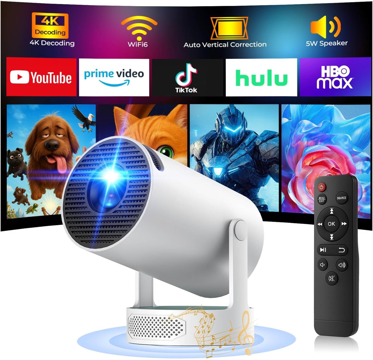 HOTPEAK Vidéoprojecteur 2025
