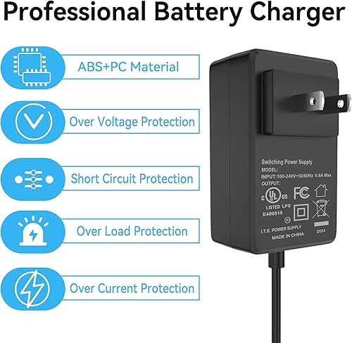 Miniatura 2 de Cargador adaptador de CA UL 12V 3A para Mamaroo 2 mamaRoo 4, RockaRoo Baby Swing Cable de alimentación