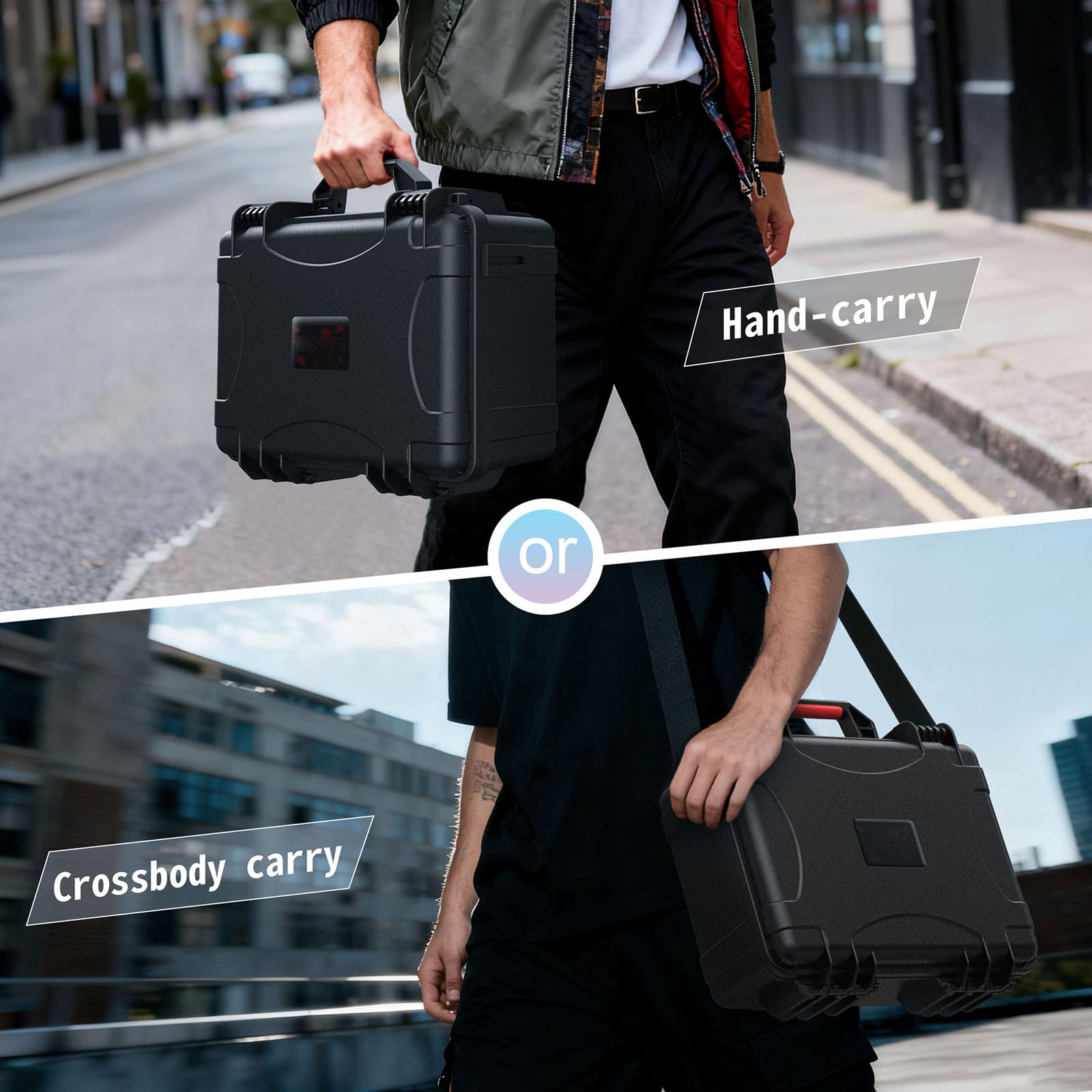 LICHIFIT Custodia Rigida Impermeabile per Nintendo Switch 2 Valigetta Portatile Sicura per Switch 2 Console e 2 Controller Pro Organizzatore Accessori Custodia da Viaggio
