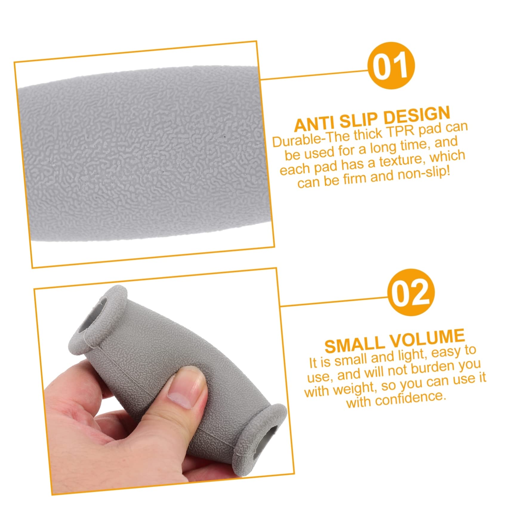 Empuñadura de Muletas Tpr Antideslizante, 10 Piezas, Cómoda
